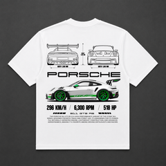 PORSCHE TSHIRT (WHITE)