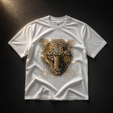 Leopard Rhinestone Limited Edition T-shirt (White)