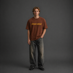 Dream Maker Oversized T-Shirt (Brown)