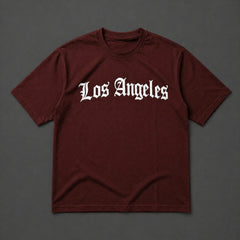 Los Angeles T-Shirt (Maroon)