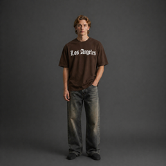 Los Angeles T-Shirt (BROWN)