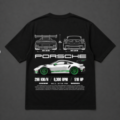 PORSCHE TSHIRT (BLACK)