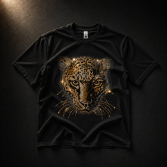 Leopard Rhinestone Limited Edition T-shirt (Black)