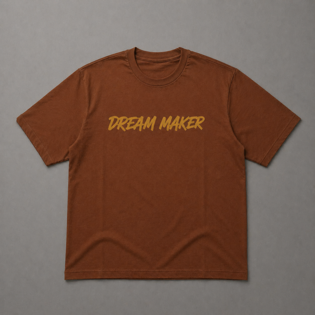 Dream Maker Oversized T-Shirt (Brown)