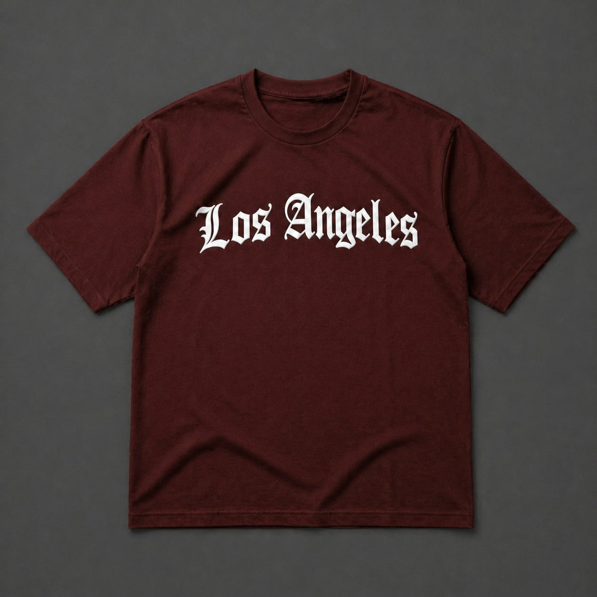 Los Angeles T-Shirt (Maroon)