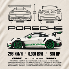 PORSCHE TSHIRT (OFFWHITE)