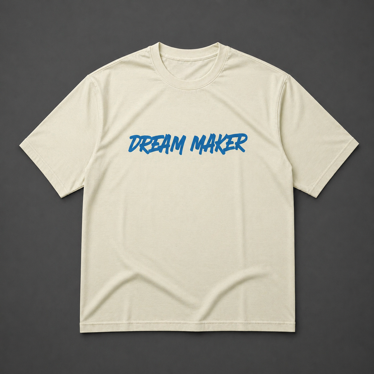 Dream Maker Oversized T-Shirt (Cream)