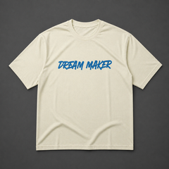 Dream Maker Oversized T-Shirt (Cream)