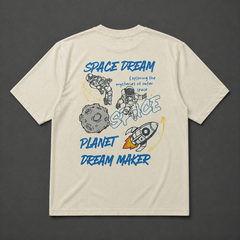 Dream Maker Oversized T-Shirt (Cream)